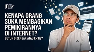 Kenapa orang suka membagikan pemikirannya di internet? Butuh didengar atau eksis?