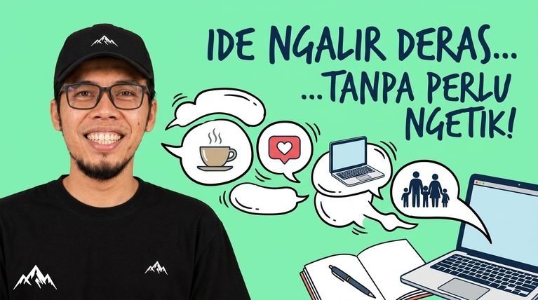 Pengen Nulis tapi Malas Ngetik